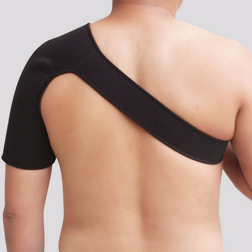 Đai đeo bảo vệ vai thoáng khí màu đen