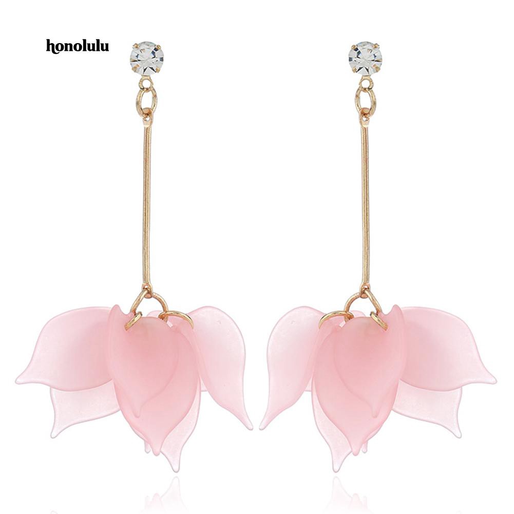 Bông Tai Hoa DáNg DàI ThờI Trang