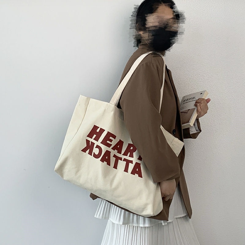 Túi vải Cỡ Lớn Phong Cách Hàn Quốc Mới