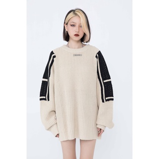 Áo len Made Extreme Shoulder Patchwork Knit