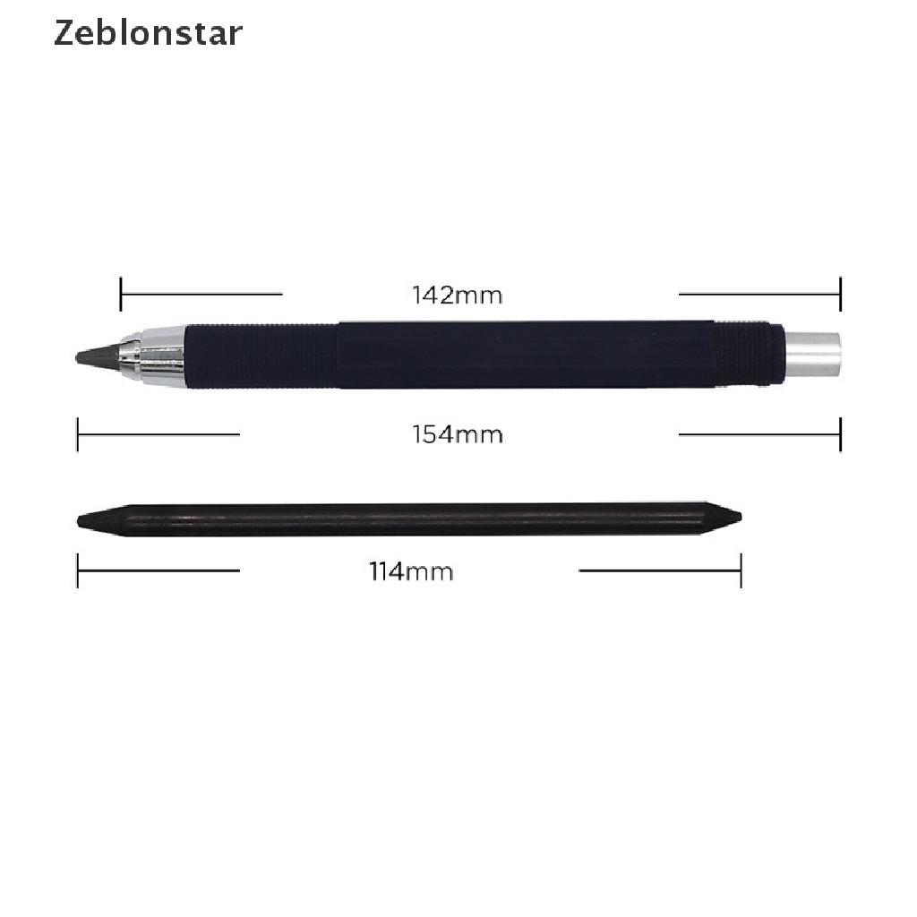 1 Set Bút Chì Bấm 4B Ngòi 5.6mm Tự Động Cho Vẽ Phác Thảo