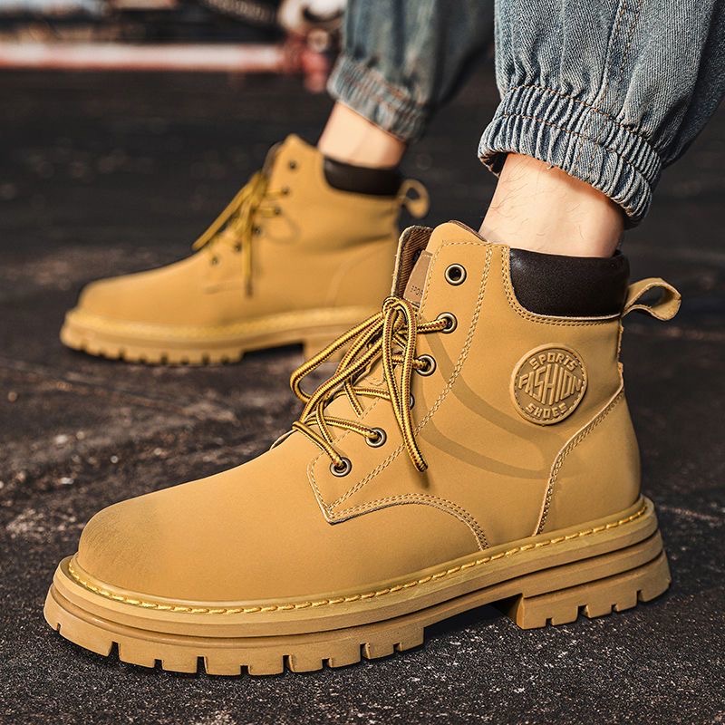 Giày bốt nam cổ cao đế dày phong cách thời trang trẻ trung fullsize Gv