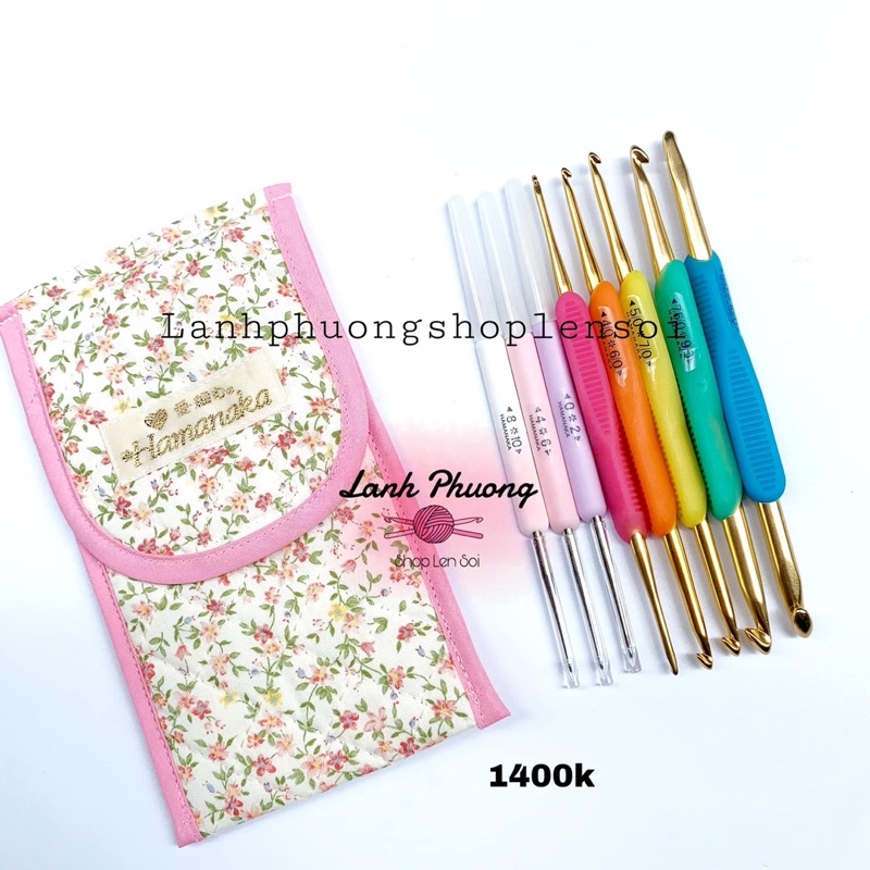 Bộ Kim Móc Hamanaka Ví Vải 8 Cây Hàng Nhật