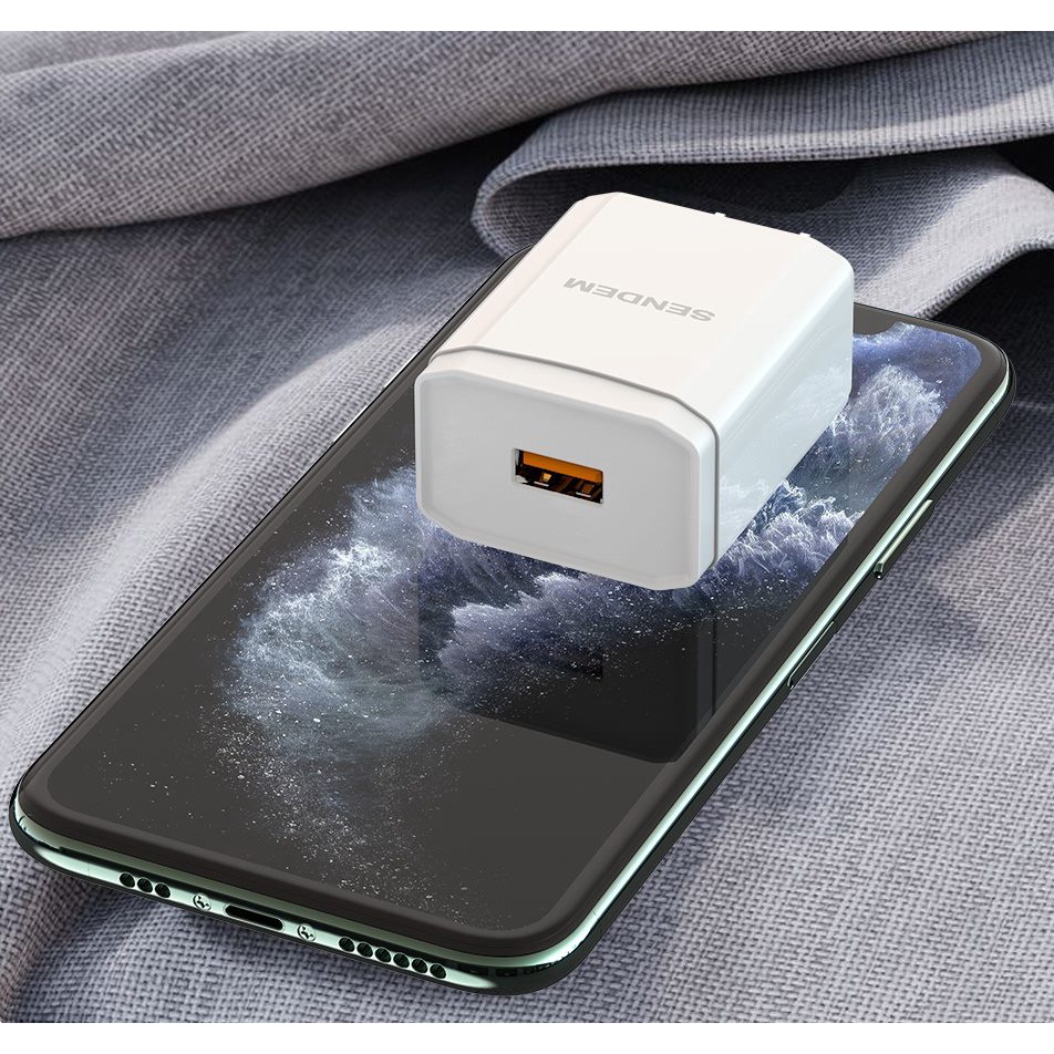 Củ sạc 45W 6A sạc siêu nhanh nhiều dòng máy C17 sendem