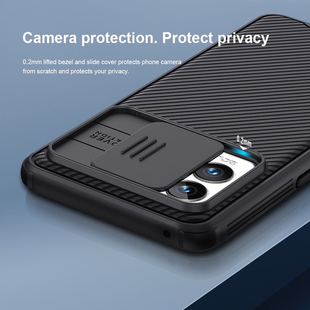 Ốp điện thoại Nillkin TPU PC đơn giản bảo vệ camera chống sốc cho Realme GT 2 Pro