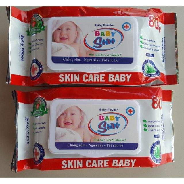 1 bịch khăn ướt 80 tờ