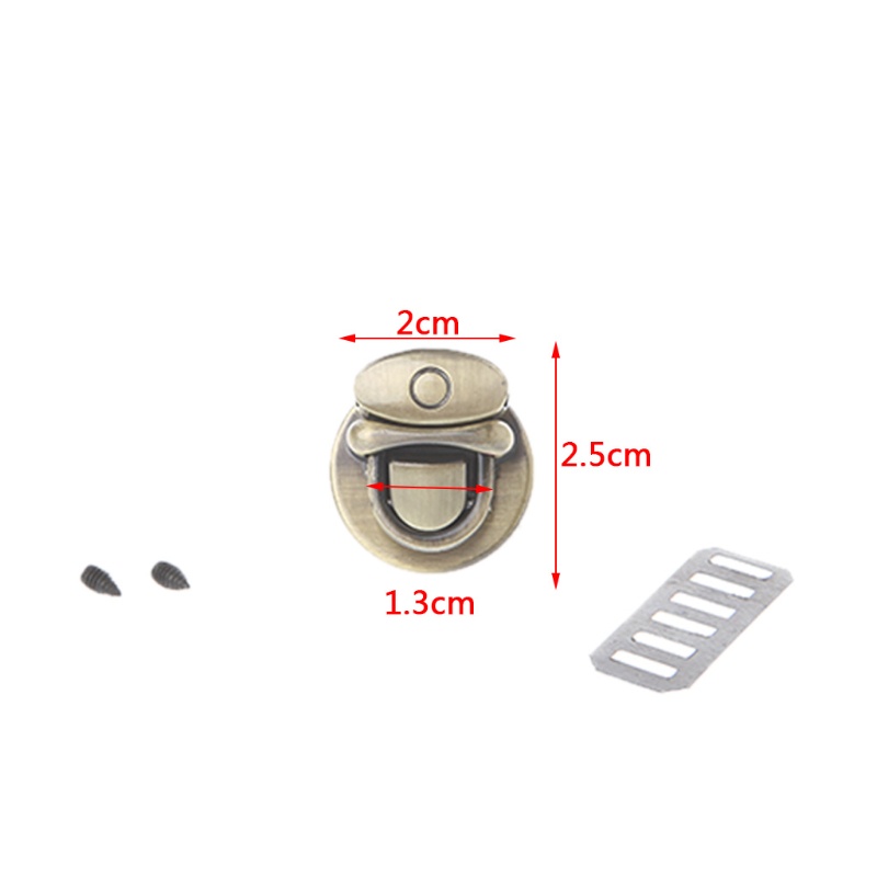 Khóa hình tròn bằng kim loại tiện dụng dùng cho túi xách DIY