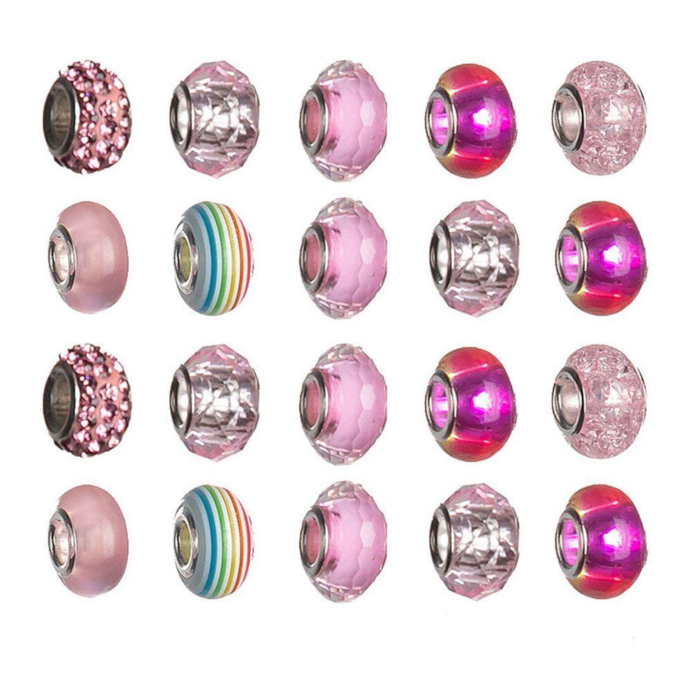 Bộ Hạt Xâu Chuỗi Nhiều Màu Dùng Làm Trang Sức Thủ Công DIY