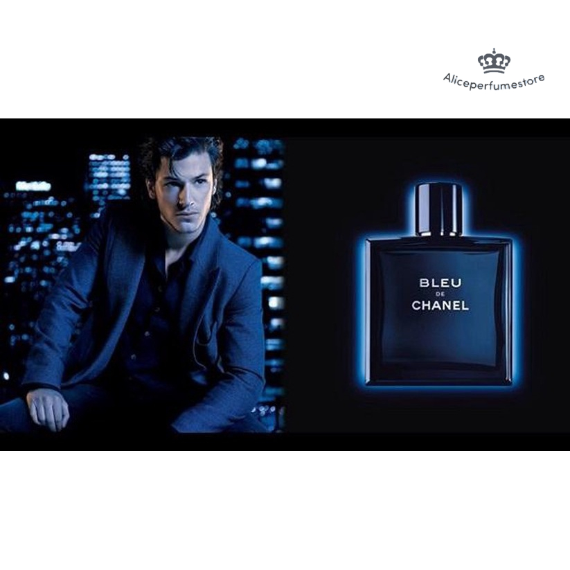 Nước hoa Nam Cao Cấp B.LUE Nắp Hít 100ML - Hương thơm Nam Tính Mạnh mẽ- Thiết Kế Sang Trọng Tinh Tế-Lưu Hương 8-12 tiếng