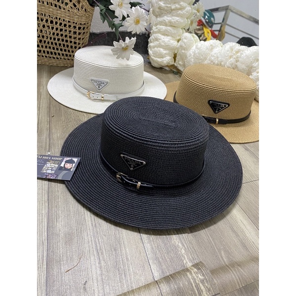 Mũ vành dạ , vành cói đầu bằng đai kèm tang tam giác