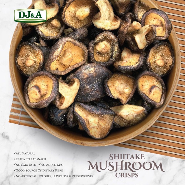 Nấm hương sấy giòn Shiitake Mushroom crisps 65g