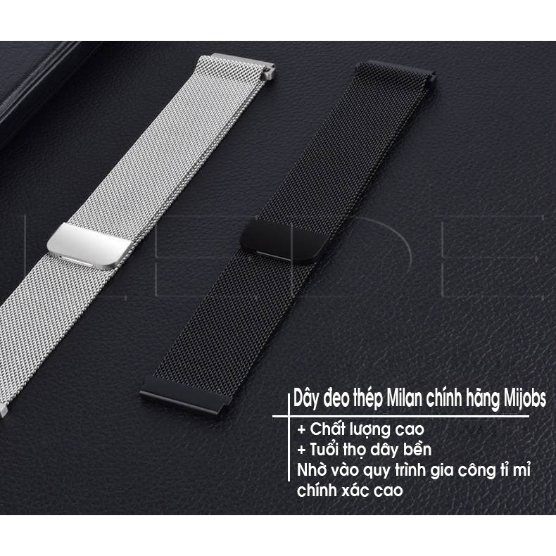 Dây đeo đồng hồ thông minh Xiaomi Mi Watch Milan nam châm 18mm chính hãng Mijobs