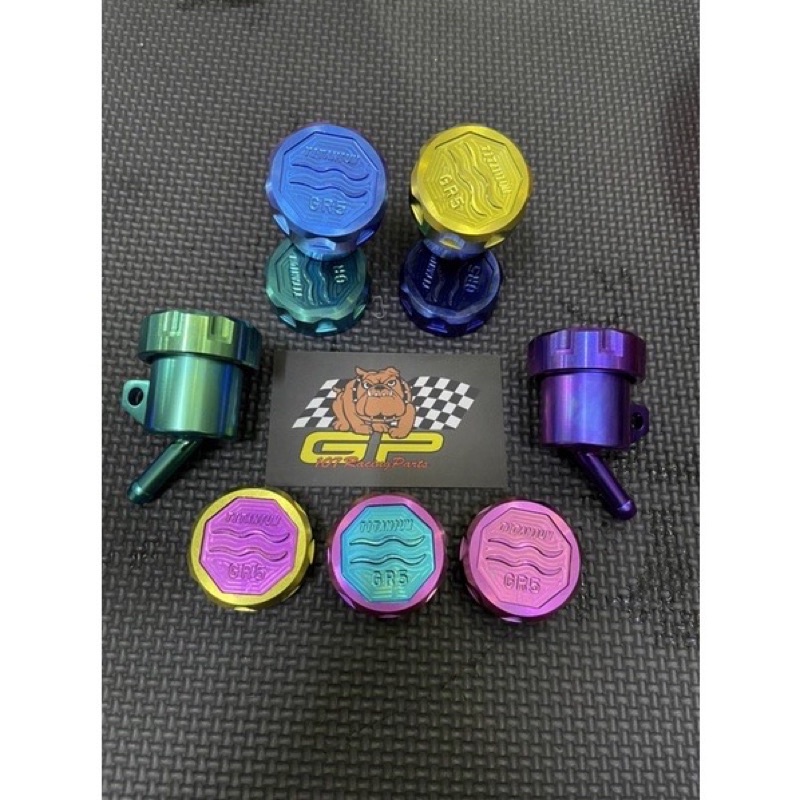 Bình dầu titan gr5 gắn cùm dầu rời