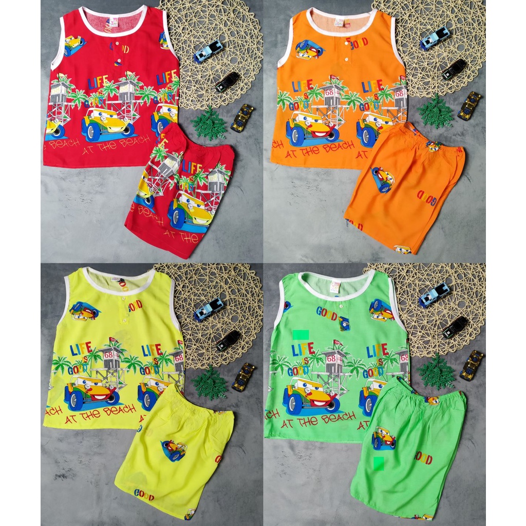 Combo 3 bộ đồ tole mặc nhà cho bé trai
