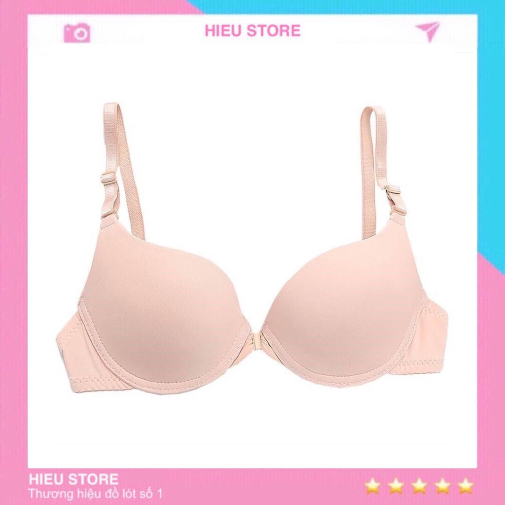 Áo Ngực Su Cài Trước Có Gọng Nâng Ngực Tạo Khe, Áo Lót Su Đẹp Mềm Mại Loại 1 Hieu Store24h - 1501