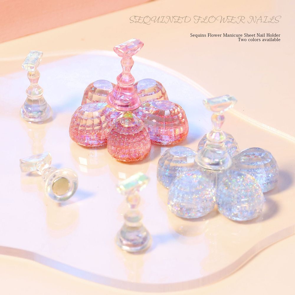 [Hàng mới về] Giá đỡ trưng bày móng tay nghệ thuật nam châm có miếng móng giả phong cách Nhật Bản tiện lợi