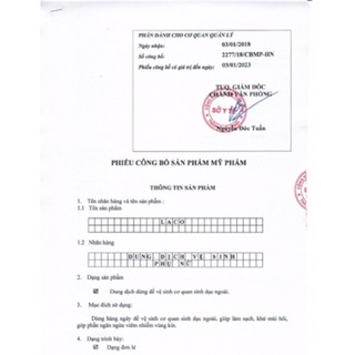 Dung dịch vệ sinh phụ nữ