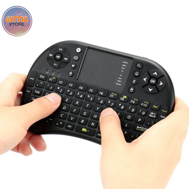 Chuột Bay Kiêm Bàn Phím Không Dây UKB500, Điều Khiển Từ Xa Mini Keyboard Cho Smart Tivi, Android Box