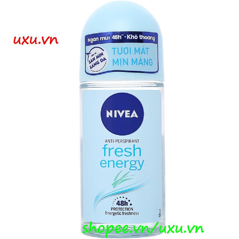 Lăn Khử Mùi Nữ 50Ml Nivea Tươi Mát Đầy Sức Sống Fresh Energy, Với uxu.vn Tất Cả Là Chính Hãng.