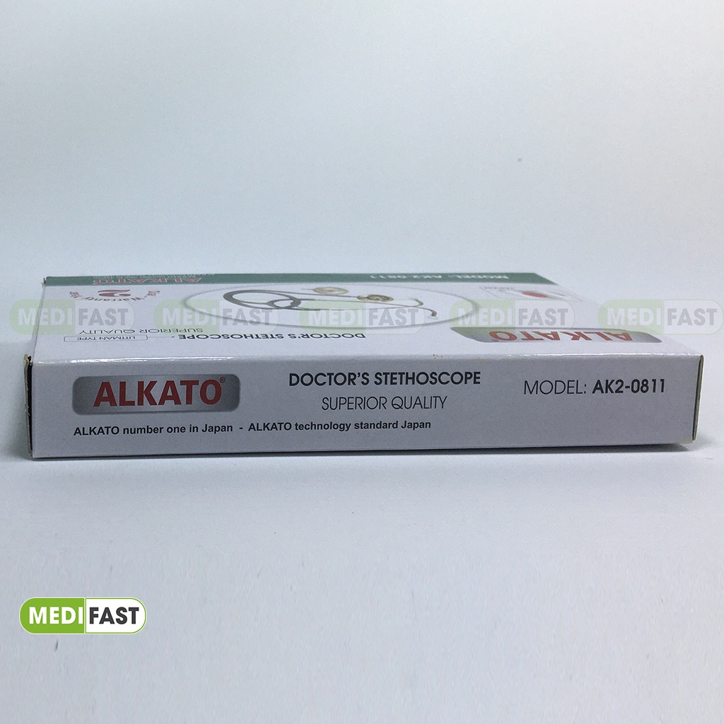 Bộ đo huyết áp cơ ALKATO - AK2 - 0811 - Được sản xuất từ Nhật Bản gồm đo huyết áp và tai nghe