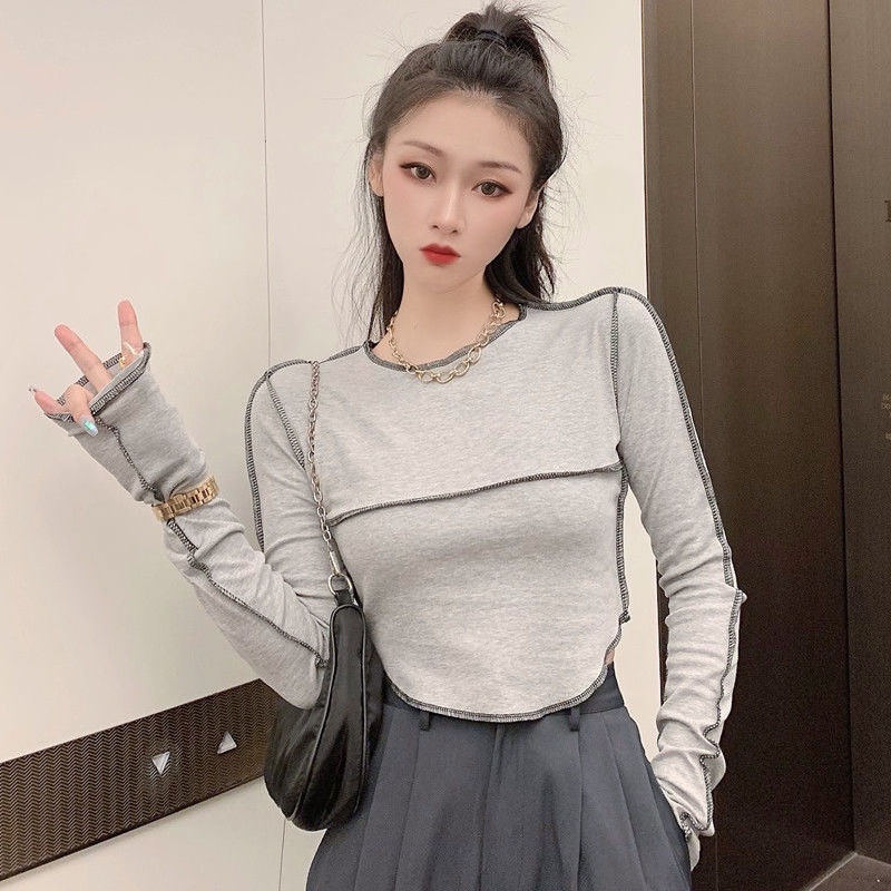 Áo thun COZOK tay dài dáng ôm thời trang