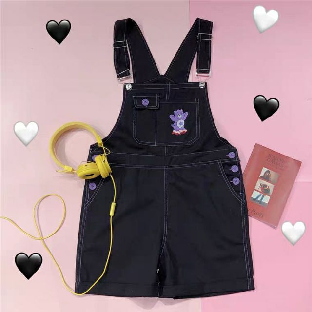 Yếm nữ cute 2 màu trẻ trung phong cách hàn order taobao Đình Đình trả hàng | BigBuy360 - bigbuy360.vn