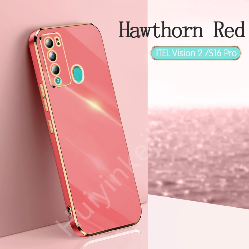 Ốp Lưng Mạ Viền Cho ITEL Vision 2 S16 Pro Vision Lte Traight Edge