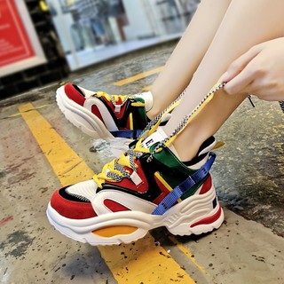 [SALE - SẴN ĐEN 37, 38] Giày ulzzang phối màu siêu cá tính (ảnh thật ở cuối)