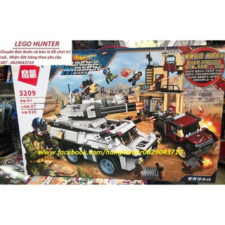 Bộ xếp hình lego Xe thiết giáp Liên Hiệp Quốc Enlighten 3209