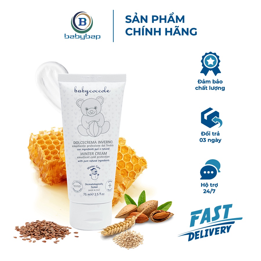 Kem Giữ Ấm Từ Sáp Ong Và Vitamin Babycoccole 0M+ Cung Vấp Thêm Độ Ẩm Cho Da Bé