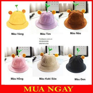 NÓN MÀU VẢI MẦM CÂY NGỘ NGHĨNH