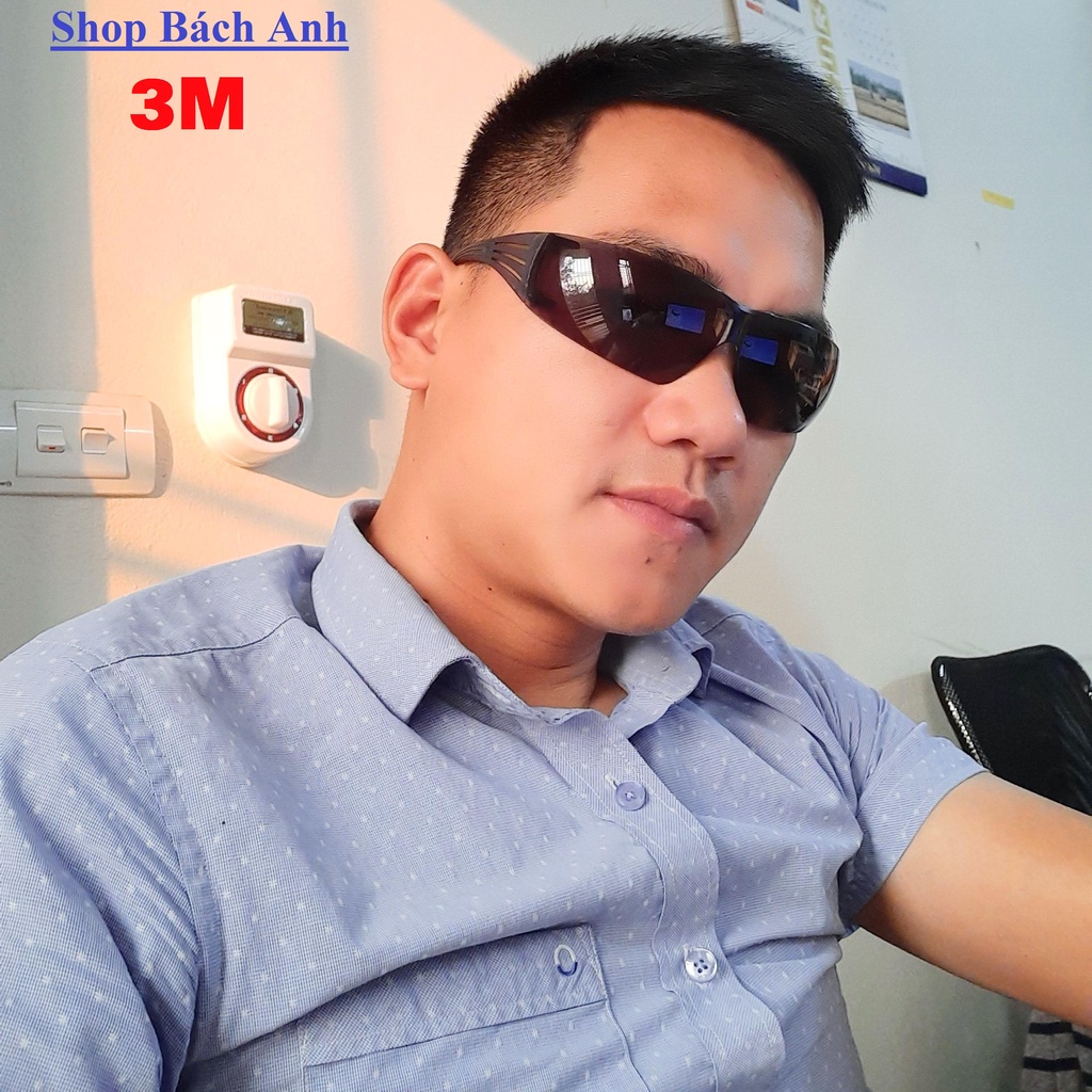 Kính Bảo Hộ 3M-Mỹ, Chống 99,9% Tia UV, Chống Bụi, Chống Nắng - 201AF, 202AF