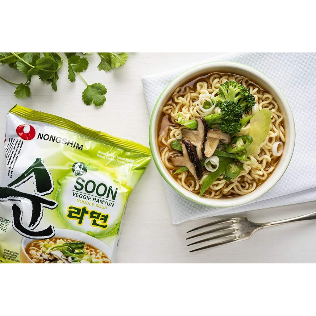 Mì chay Nongshim Soon Veggie Ramyun gói 112gr