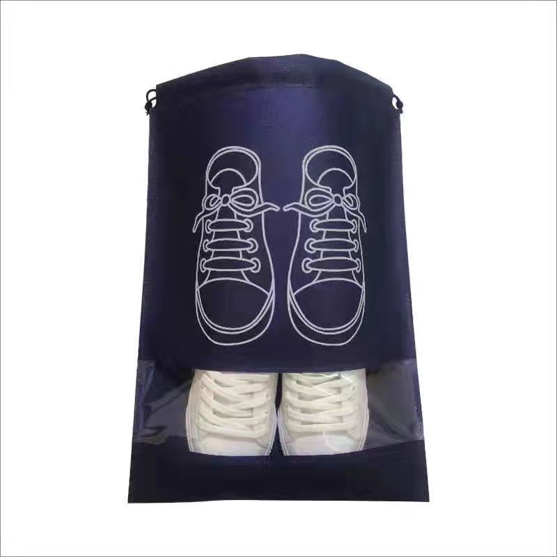 Combo 2 túi đựng giày dép có dây rút hoạ tiết chống bụi bẩn tiện lợi trời mưa, du lịch