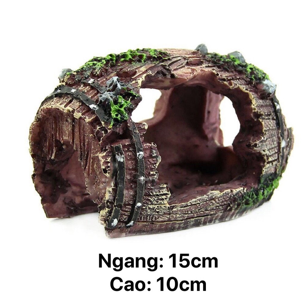 Khúc gỗ trang trí bể cá/ tép ( Phụ kiện trang trí thuỷ sinh)