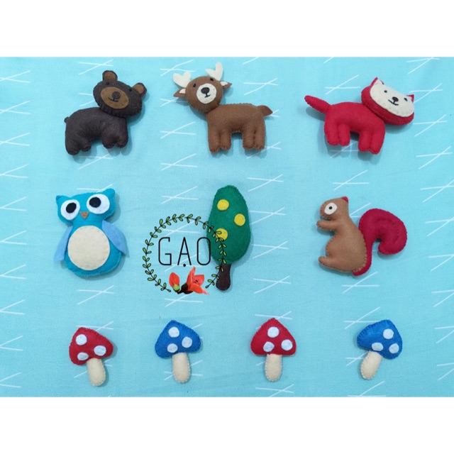 treo nôi, đồ chơi handmade Sinh vật - cây