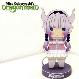 Mô hình giấy anime girl [Miss Kobayashi's Dragon Maid] Kanna Kamui