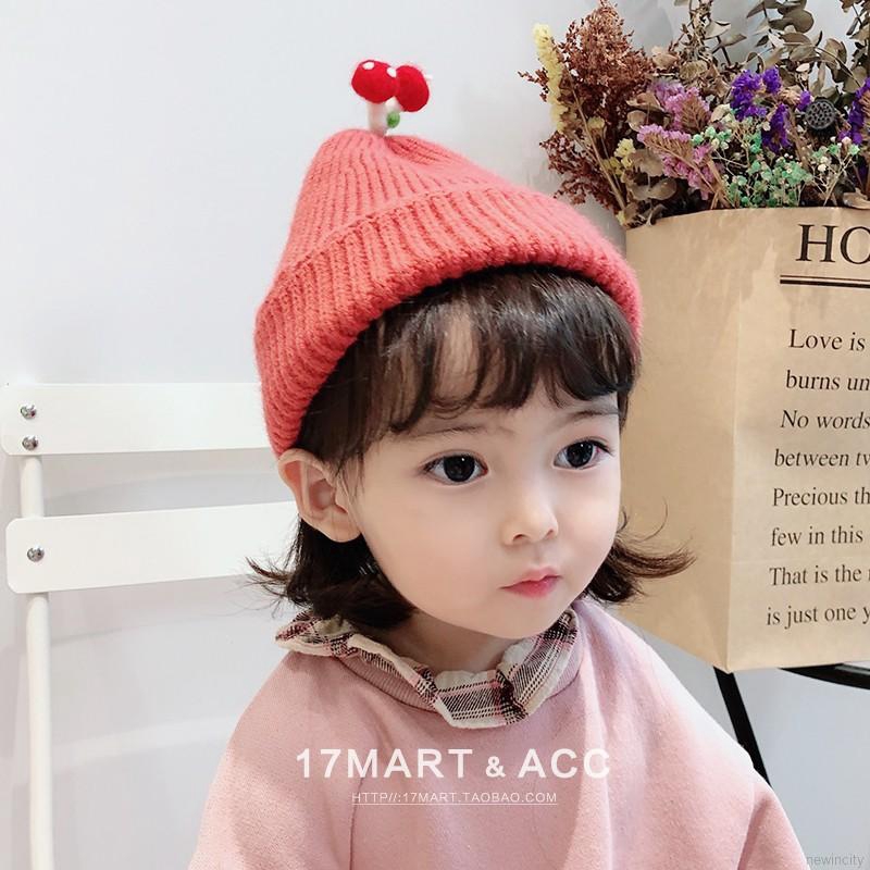 Nón len ấm áp xinh xắn dành cho bé