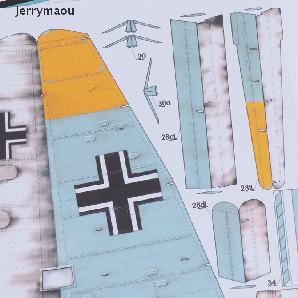 Mô Hình Máy Bay Ném Bom Đức Junkers Ju-87 D-3 Tỉ Lệ 1: 33