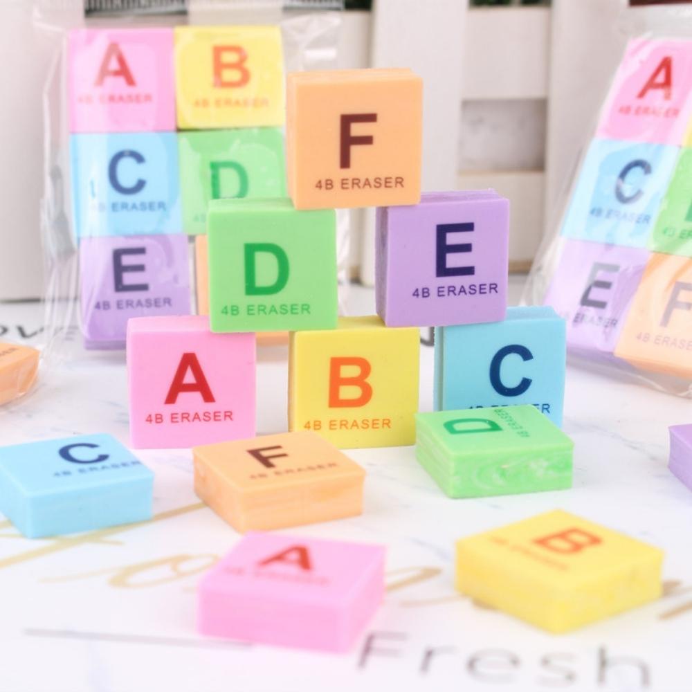 Gôm tẩy hình Chữ cái Pison dễ thương - TBC001 - hộp 6 viên