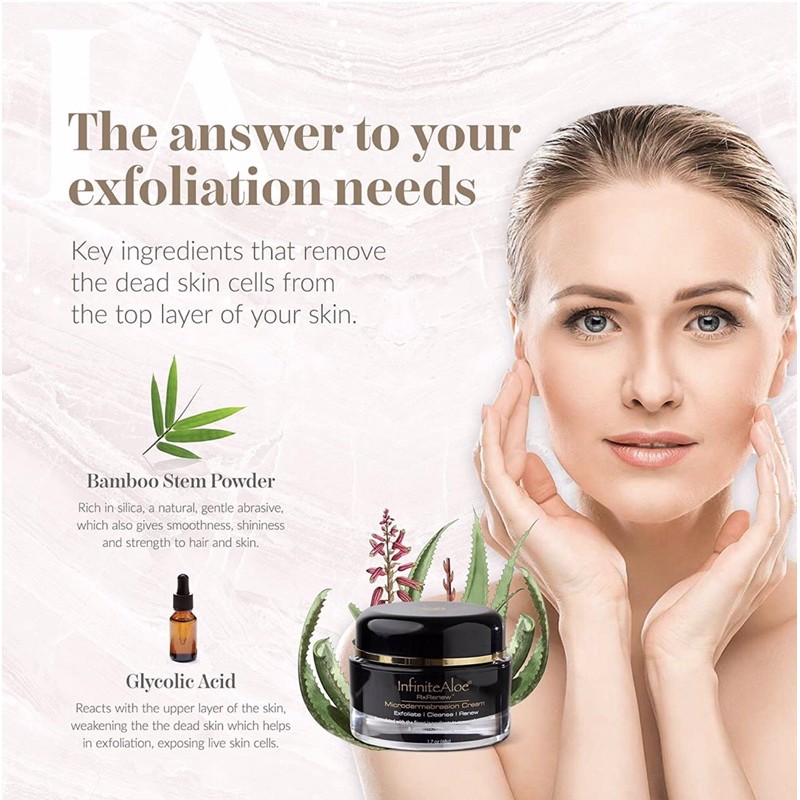 Kem Tẩy Tế Bào Chết Cho Da Mặt Infinite Aloe Microdermabrasion Rx Renew 48g