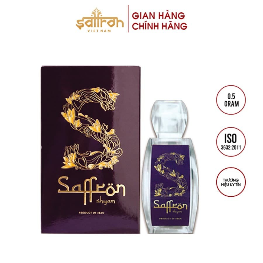 Nhụy Hoa Nghệ Tây Saffron Shyam 0.5Gram/hộp