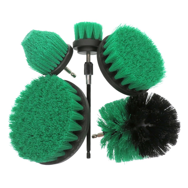 Set 6 Đầu Cọ Tròn Vệ Sinh Gắn Máy Khoan Điện Tiện Dụng