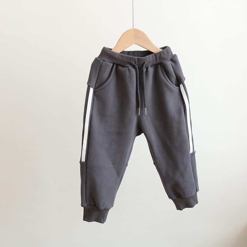 Quần Lót nỉ cho bé trai và bé gái ,quần nỉ lót lông ấm mặc mùa đông phối sọc trắng hàng xuất dư 8 ->30kg Kidstore