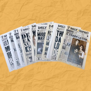 Combo 10 tờ Nhật Báo Tiên Tri trong Harry Potter