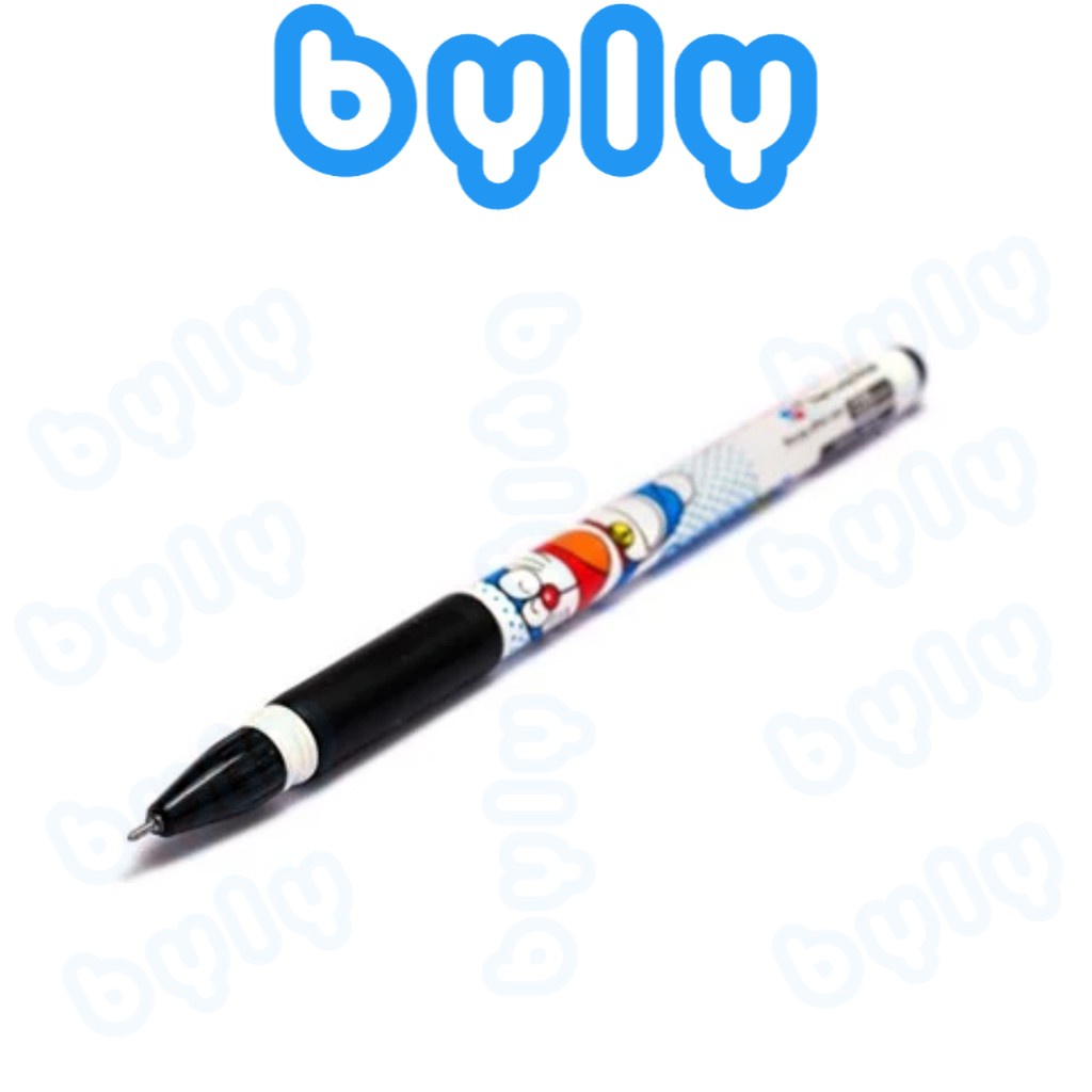 Bút gel nước Doraemon 𝑻𝒉𝒊𝒆̂𝒏 𝑳𝒐𝒏𝒈 GEL-012/DO ngòi 0.5mm - ByLy Store