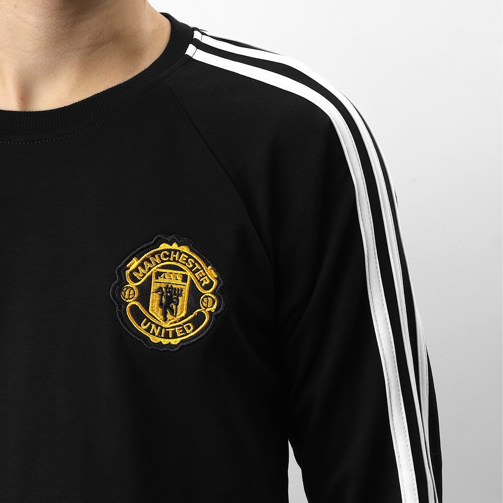 [SW169] Áo Sweater Das M.U XK Sọc Trắng Logo Vàng | BigBuy360 - bigbuy360.vn