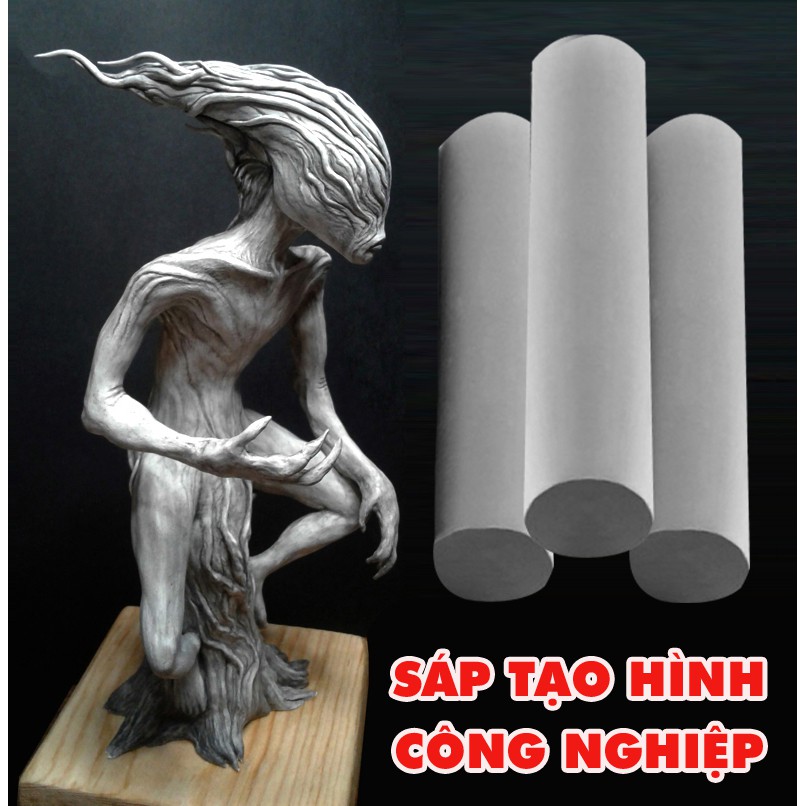 Sáp Công Nghiệp nặn tượng đất sét làm khuôn mẫu mô hình MÀU GHI XÁM NHẬP KHẨU ĐỨC