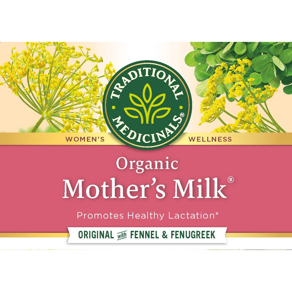 Trà Lợi Sữa Thảo Dược Thiên Nhiên Hữu Cơ Traditional Medicinals ORGANIC MOTHER'S MILK 28g của Mỹ