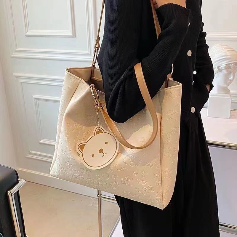 Túi Tote Đeo Vai / Xách Tay Cỡ Lớn In Họa Tiết Thời Trang 3 Kiểu Tùy Chọn